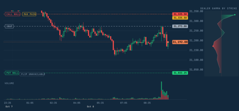 NQ Gamma Levels 10/08/2026